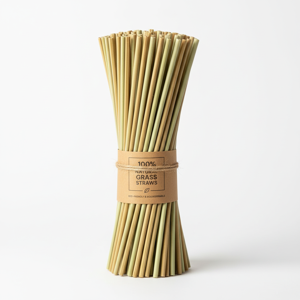 Premium Natural Grass Straws